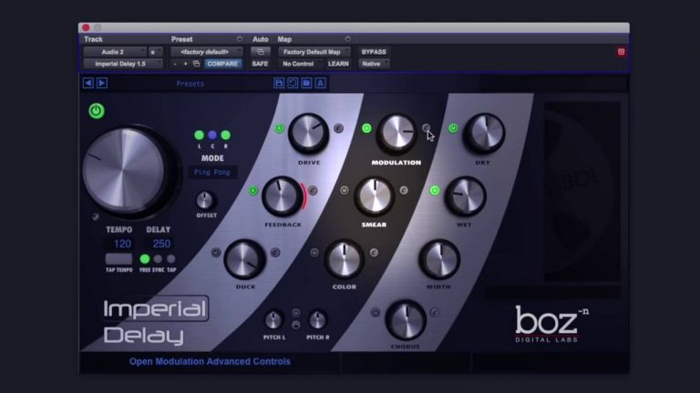 Boz Digital Labs – Imperial Delay v1.5.10 VST, VST3, RTAS, AAX, AU WiN.OSX x86 x64