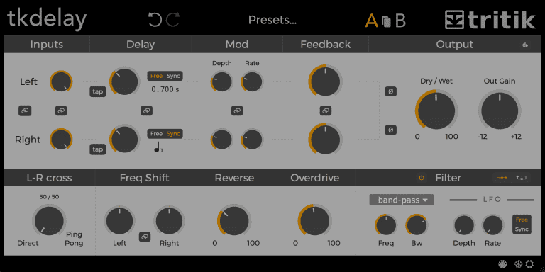 Tritik – tkDelay 1.4.6 VST, AAX, AU WIN.OSX x86 x64