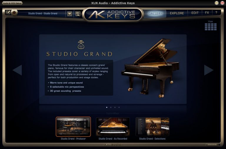 XLN Audio – Addictive Keys Complete 1.1.8 STANDALONE, VSTi, AAX, AU WIN.OSX x86 x64