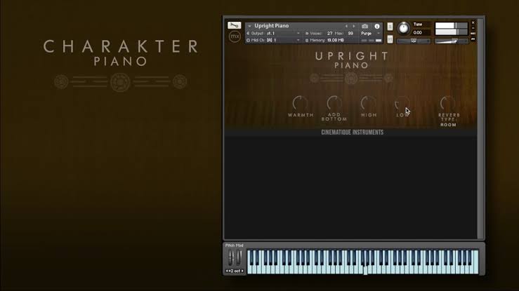 Cinematique Instruments – Charakter Piano Collection (KONTAKT)
