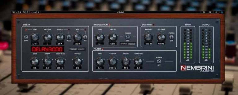 Nembrini Audio – Delay3000 Vintage Modern Repeater 1.0.0 VST, VST3, AAX x64