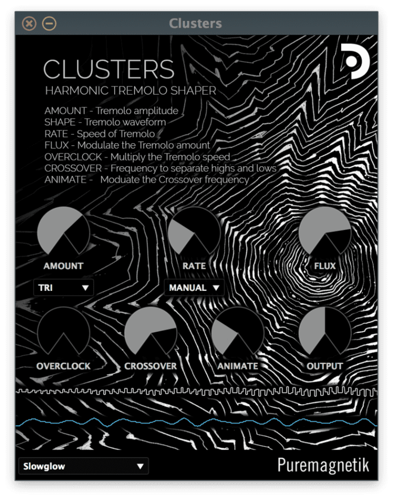 Puremagnetik – Clusters Harmonic Tremolo Shaper 1.0.1 VST, AU WIN.OSX x64