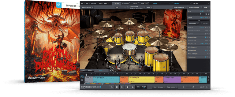 Toontrack – DEATH & DARKNESS SDX – Death part
