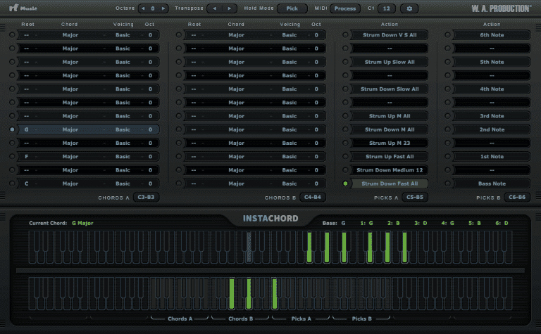 WA Production – InstaChord 1.3.0 VSTi, VST3, AU WIN.OSX x86 x64