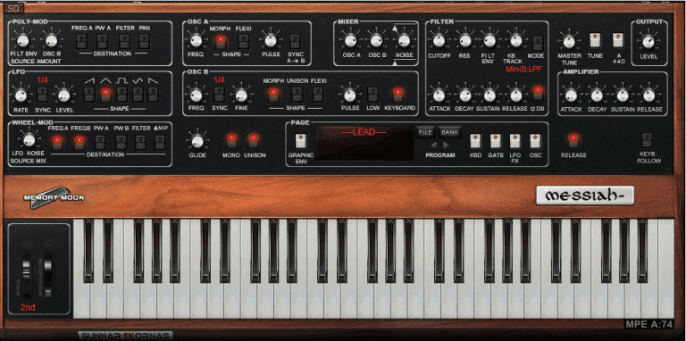 Memorymoon – Messiah 2.1 VSTi x64