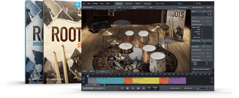 ToonTrack – ROOTS SDX – BRUSHES, RODS & MALLETS (SOUNDBANK)