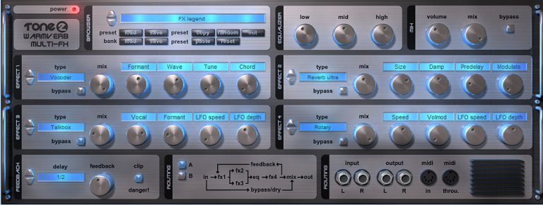 Tone2 – Warmverb Multi-FX 1.2.1 VST, AU WIN.OSX x86 x64