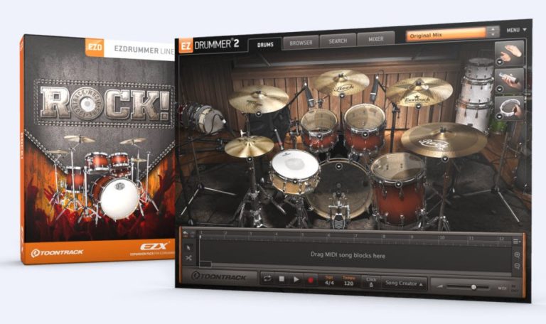 Toontrack – Rock! EZX v1.5.3 (SOUNDBANK)