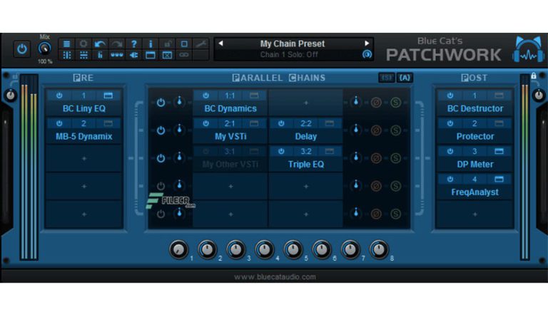 Blue Cat Audio – Blue Cat’s PatchWork 2.42 STANDALONE, VST, VST3, RTAS, AAX, AU WIN.OSX x86 x64