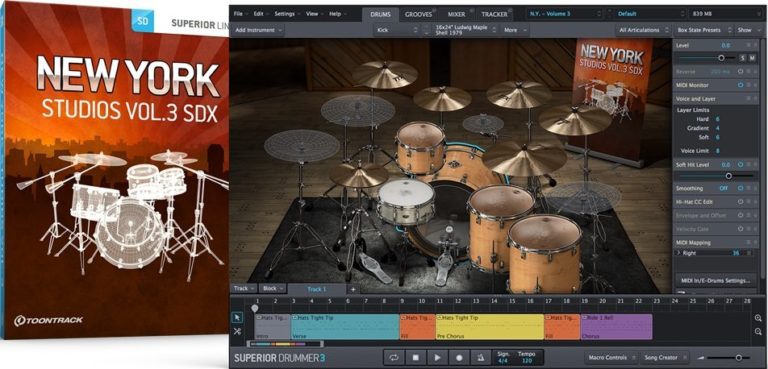 Toontrack – New York Studios Vol.3 SDX v1.5.0
