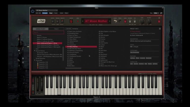 Sonic Underworld – Repro-5 Atrea (SYNTH PRESET)