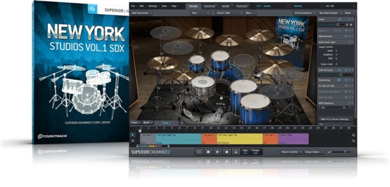Toontrack – New York Studios Vol.2 SDX v1.5.0 (SOUNDBANK)