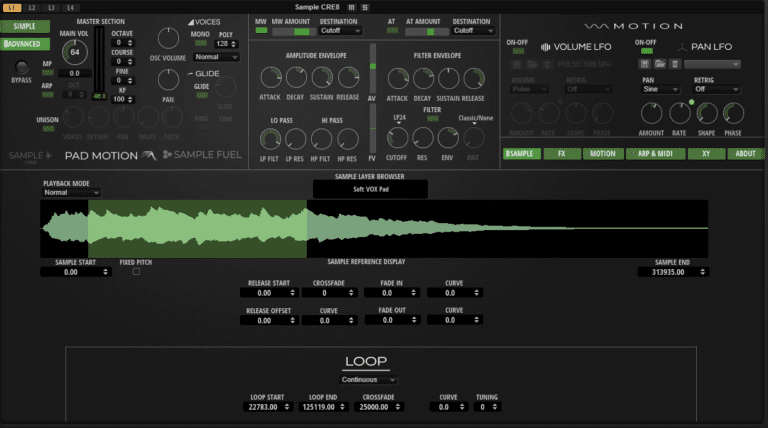 Sample Fuel – PAD MOTION v2.01 (HALion)