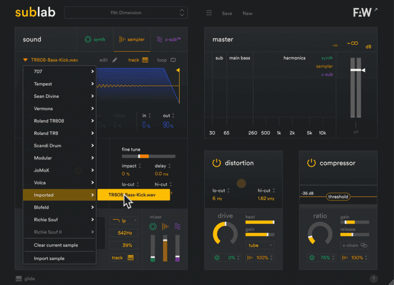 FAW – SubLab v1.1.3 VST, VST3, AAX, AU WiN.OSX x86 x64