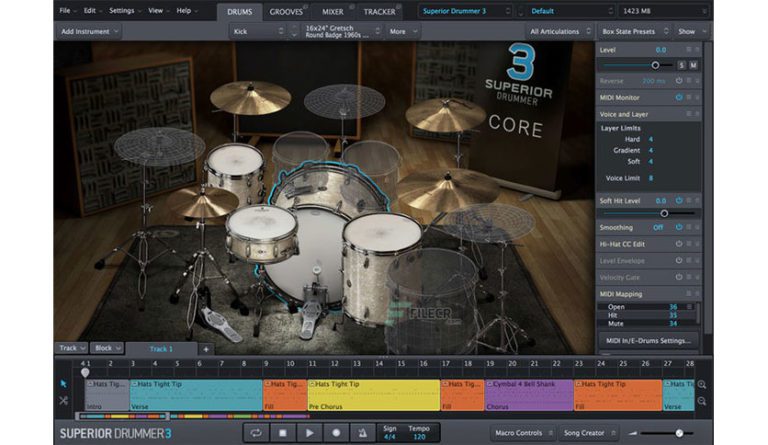Toontrack – Superior Drummer 3.1.7 STANDALONE, VSTi, AAX x64