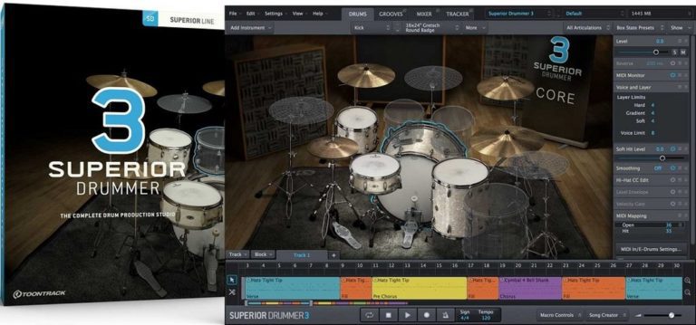 Toontrack – Superior Drummer 3 Library Update v1.1.3