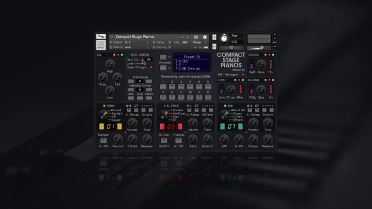 Junior Porciuncula – Compact Stage Pianos-Kontakt