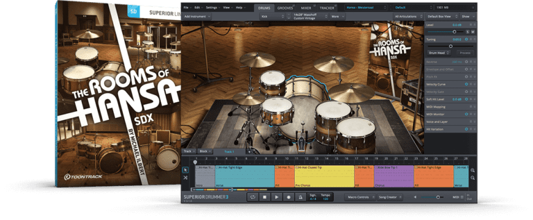 Toontrack – THE ROOMS OF HANSA SDX (SOUNDBANK)