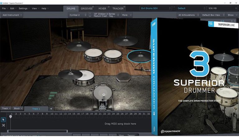 Toontrack – Superior Drummer 3.1.7 STANDALONE, VSTi, AAX x64
