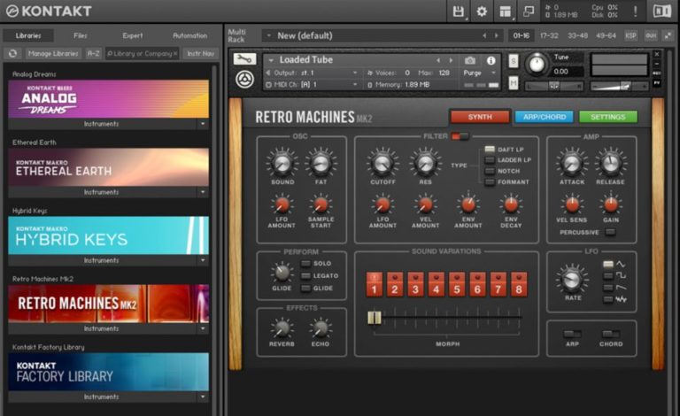 Native Instruments – Kontakt 6.2.2 STANDALONE, VSTi, AAX x86 x64 FULL –