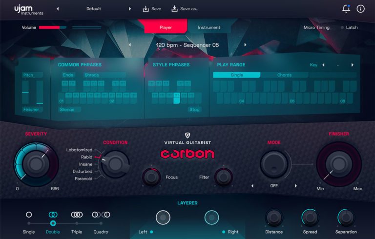 UJam – Virtual Guitaris Carbon 1.01 VSTi, AAX x64