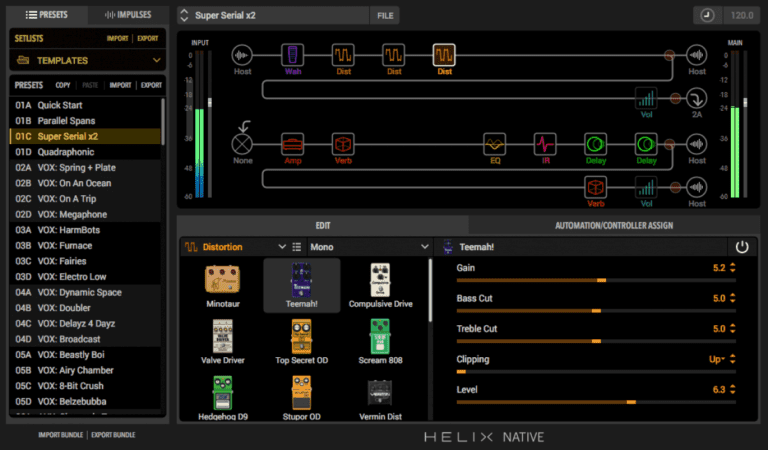 Line6 – Helix Native 1.9.0 VST, VST3, AAX x64