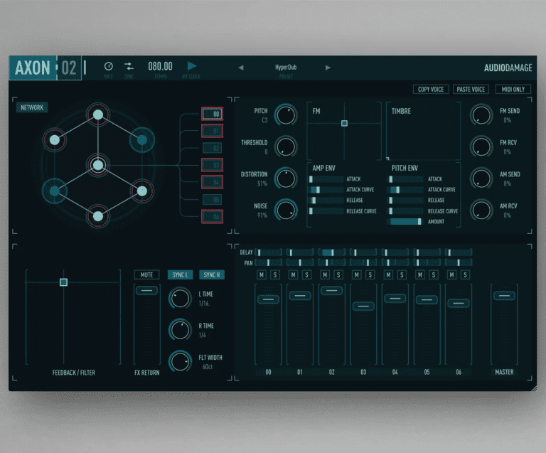 Audio Damage – AD042 Axon 2.1.1 VSTi, VSTi3, AAX, AU WIN.OSX.LINUX x64