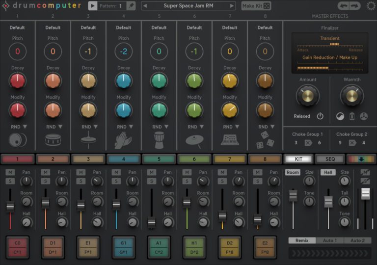 Sugar Bytes – DrumComputer 1.1.0 VSTi, AAX, AU WIN.OSX x64