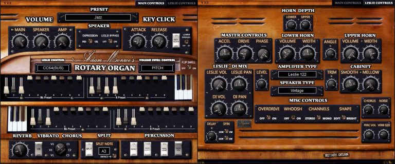 Adam Monroe Music – Rotary Organ 2.0 VSTi, AAX, AUi WIN.OSX x86 x64