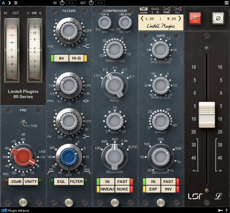 Plugin Alliance & Lindell Audio – 80 Series 1.0.3 VST, VST3, AAX x86 x64