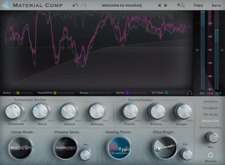 VoosteQ – Material Comp v1.0.5c VST, VST3, AAX
