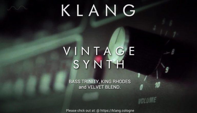 Cinematique Instruments – KLANG VINTAGE SYNTH Velvet Blend (KONTAKT)