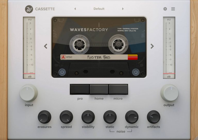 Wavesfactory – Cassette 1.0.4 VST, VST3, AAX x64