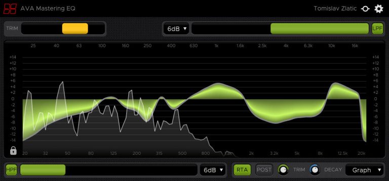 Harrison – AVA Mastering EQ 3.0.1 VST, VST3, AAX x64