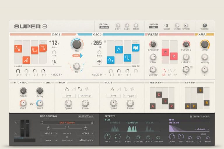 Native Instruments – Super 8 R2 v2.0.0 VSTi3, AAX x64