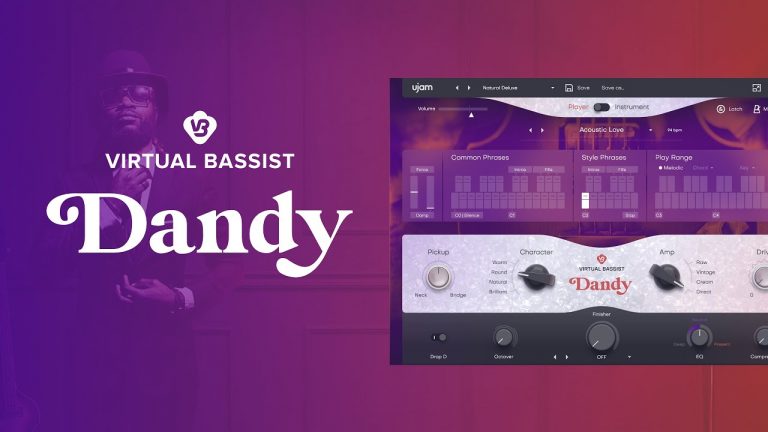UJAM – Virtual Bassist DANDY 2.1.1 VSTi, AAX x64