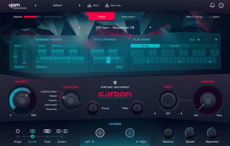 UJAM – Virtual Guitarist Carbon 1.0.1 VSTi, AAX x64