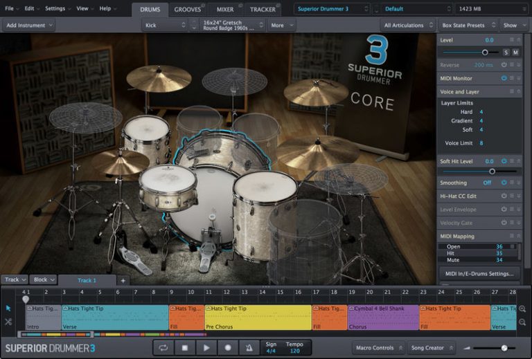 Toontrack – Superior Drummer 3 v3.2.3 STANDALONE, VSTi, VSTi3 x64