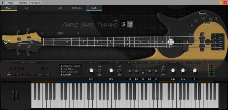 Ample Sound – Ample Bass Yinyang 3.2.0 STANDALONE, VSTi, VSTi3, AAX, AUi WIN.OSX x64