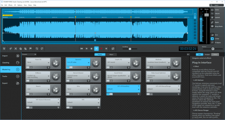 MAGIX – SOUND FORGE Audio Cleaning Lab 3 + PORTABLE v25.0.0.43 x64