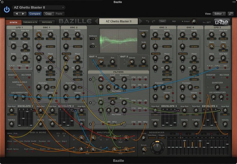 u-he – Bazille 1.1.1.10693 VSTi, VSTi3, AAX x86 x64