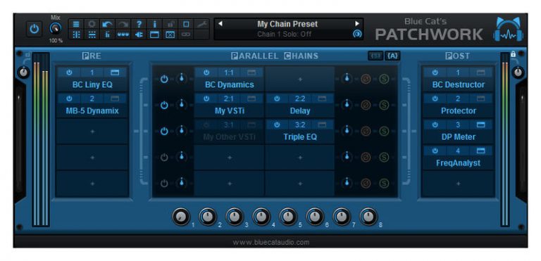 Blue Cat Audio – Blue Cat’s PatchWork 2.43 STANDALONE, VST, VST3, RTAS, AAX, AU WIN.OSX x86 x64