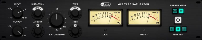 MIA Laboratories – 413 Tape Saturator 1.3.0 VST3, AAX x64