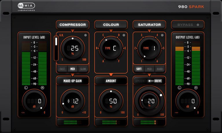MIA Laboratories – 980 Spark 1.2.0 VST, VST3, AAX x64