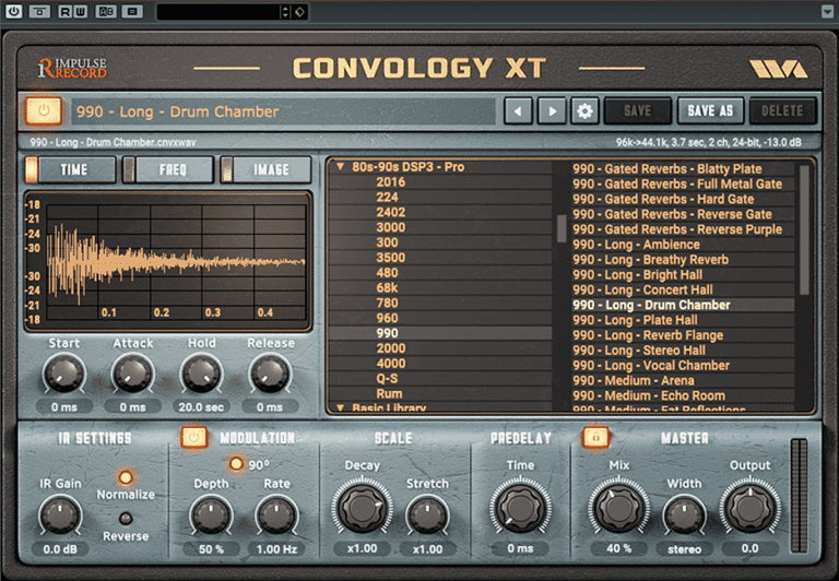 Impulse Record – Convology – Vintage Reverb Bundle (WAV)