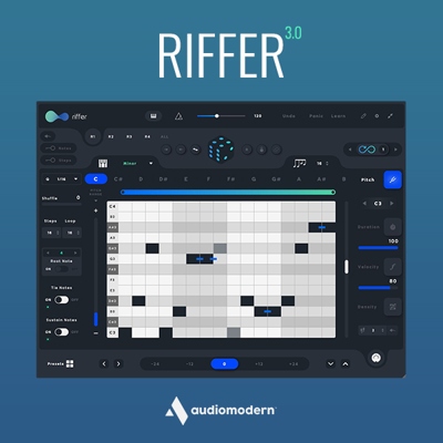 Audiomodern – Riffer 3.0.0 STANDALONE, VSTi, VSTi3, AAX, AUi WIN.OSX x86 x64