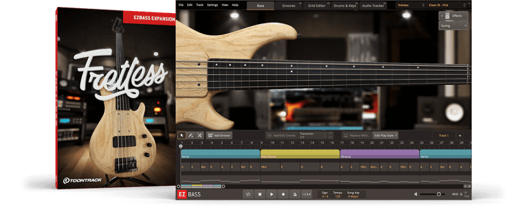 Toontrack – Fretless EBX v1.0.0 (SOUNDBANK)