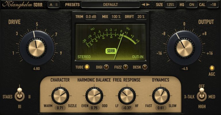 Klanghelm – SDRR 2 saturation chameleon 2.3.3 VST, AAX, AU WIN.OSX x64