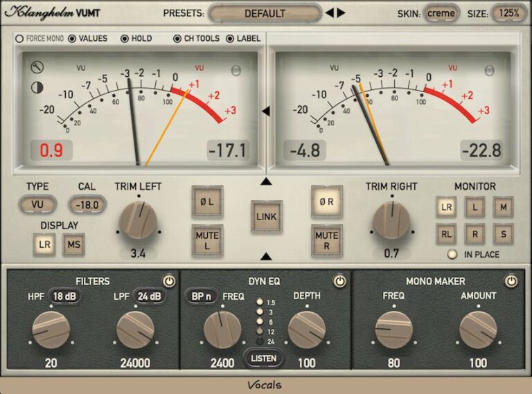 Klanghelm – VUMT Deluxe 2.4.1 STANDALONE, VST, VST3, RTAS, AAX, AU WIN.OSX x64