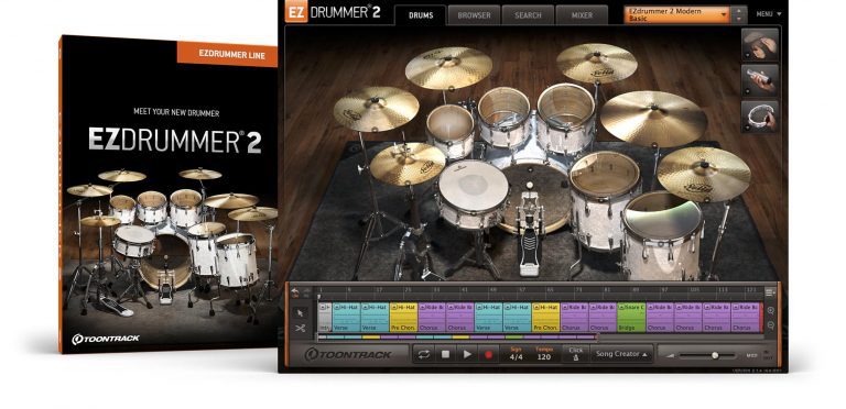 Toontrack – EZdrummer 2.2.2 STANDALONE, VSTi, RTAS, AAX x86 x64 UPDATE ONLY